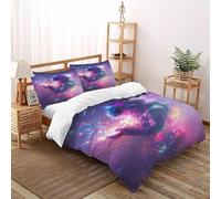 SOJFGSNAJ Astronaut Duvet Cover Sets Totem Ultrasoft Hypoallergenic Reversible Duvet Covers With Zipper Closure King（220x240cm）