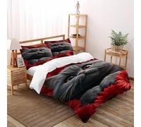 SOJFGSNAJ Blue Cat Duvet Cover Sets Animal Totem - Premium Microfiber Duvet Cover Sets 3 PCs Bedding Set With Zipper Closure Double（200x200cm）