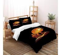SOJFGSNAJ The Girl in The Book Double Duvet Set Hypoallergenic Duvet Double Cover Non Iron Luxury Bedding Set With Zipper Closure King（220x240cm）