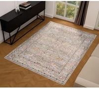 Sojourn Rug Modern Traditional Vintage Design Short Pile Carpet for Living & Dining Rooms, Hallways Multi Coloured Rugs Mesa, 200 x 290 cm (6'7"x9'6")