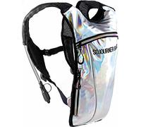 SoJourner Bags Hydration Pack Backpack - 2L Water Bladder Included For Festivals, Raves, Hiking, Biking, Climbing, Running And More