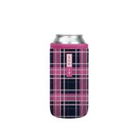 Sok It CanSok Sleeve for Beer & Soda Insulated Neoprene Cover (Berry Plaid, 16oz Can Sleeve)
