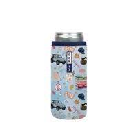Sok It CanSok Sleeve for Beer & Soda Insulated Neoprene Cover (Fast Talker, 12oz Slim Can Sleeve)