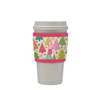 Sok It Hot Sok Coffee & Tea Reusable Insulated Neoprene Cup Sleeve (Festive Forest)