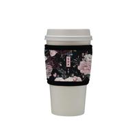 Sok It HotSok Coffee & Tea Reusable Insulated Neoprene Cup Sleeve (Bloom at Night, One Size Coffee Sleeve)