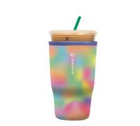 Sok It Java Sok Iced Coffee & Cold Soda Insulated Neoprene Cup Sleeve (Dreaming in Color, Large: 30-32oz)