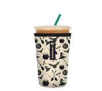 Sok It JavaSok Iced Coffee & Cold Soda Insulated Neoprene Cup Sleeve (Wizard's Walk, Medium: 22-28oz)
