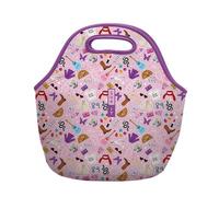 Sok It LunchTote Zippered Bag Insulated Neoprene Caddy (On Tour, Large 4.5 Quart Lunch Tote)