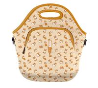 Sok It LunchTote Zippered Bag Insulated Neoprene Caddy (Too Corgi to Function, X-Large 6.5 Quart Lunch Tote)