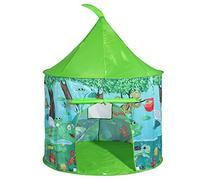 SOKA Jungle Play Tent Portable Foldable Green Pop Up Play Teepee Indoor or Outdoor Garden Playhouse Tent Carry Bag for Children Boys Girls Toddler