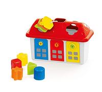 SOKA Shape Sorter Happy House with 5 Shapes, 3 Keys for Lockable Doors