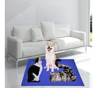 SOKANA Dog Cooling Mat, Scratch-resistant Durable Pet Cool Mat Non-Toxic Gel Self Cooling Pad for Dogs Cats, Perfect Summer Sleeping Accessory for Home and Travel Use (M (65 X 50 CM))