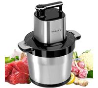 SOKANY 1500W Electric Chopper with 8L Stainless Steel Bowl, Multi-Purpose Chopper with 3 Speeds, 6-Blade Meat Grinder for Meat, Onion, Fruit, Vegetables