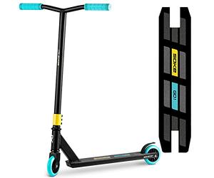 SOKE GO! Kick Scooter with ABEC 9 Ball Bearings Scooter Trick High Performance Scooter for Adults and Children Two Wheel Freestyle City Scooter 2 Wheels Load Capacity 100 kg (Black)