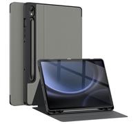 Soke New Case for Samsung Galaxy Tab S9 /S9 FE 5G 2023 - Shockproof Stand Folio Case,Multi-Viewing Angles,Soft TPU Back Cover for Galaxy Tab S9 FE 10.9"/S9 11 inch Tablet,Light Gray