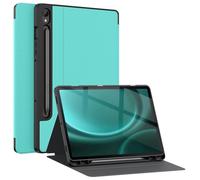 Soke New Case for Samsung Galaxy Tab S9 /S9 FE 5G 2023 - Shockproof Stand Folio Case,Multi-Viewing Angles,Soft TPU Back Cover for Galaxy Tab S9 FE 10.9"/S9 11 inch Tablet,Aqua