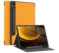 Soke New Case for Samsung Galaxy Tab S9 /S9 FE 5G 2023 - Shockproof Stand Folio Case,Multi-Viewing Angles,Soft TPU Back Cover for Galaxy Tab S9 FE 10.9"/S9 11 inch Tablet,Citrus