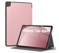 Soke New Galaxy Tab A9 Plus Case 2023, Shock Proof Smart Folio Stand Case, Multi- Viewing Angles, Soft TPU Back Cover for Samsung Galaxy Tab A9+ 11 Inch Tablet [SM-X210/X216/X218],Pink Sand