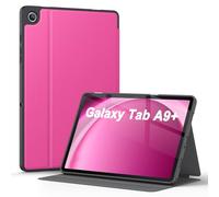 Soke New Galaxy Tab A9 Plus Case 2023, Shock Proof Smart Folio Stand Case, Multi- Viewing Angles, Soft TPU Back Cover for Samsung Galaxy Tab A9+ 11 Inch Tablet [SM-X210/X216/X218],Hot Pink