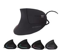 Sokelinn-six Ergonomic Vertical Mouse Wired USB Input Mouse 4 Level Adjustable 3200DPI High Sensitivity for Computers and Laptops Study Office Home Gaming Use