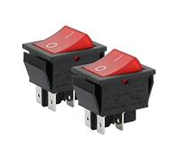 SOKEN Waterproof Rocker Switches RK1-01 16A 4Pins ON-Off DPST Inverter Welding Machine Coffee Maker Switch Red