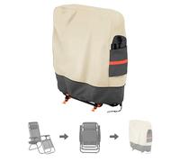 SOKINGCOVER Zero Gravity Chair Covers - Outdoor Folding Chair Cover, Waterproof Folding Recliner Chair Cover Folding Lawn Chair Cover Outdoor Folding Chair Covers Waterproof and UV Resistan(1 PCS)