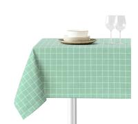 Sokios. Odin Mint Tablecloth, Made of Fine Microfiber Chenille Yarn, 100% Polyester. Wrinkle, No Fade and Shrink. Table 90 x 90 (150 x 150)