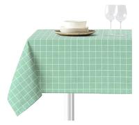 Sokios. Odin Mint Tablecloth, Made of Fine Microfiber Chenille Yarn, 100% Polyester. Wrinkle, No Fade and Shrink. Table 90 x 290 (160 x 360)