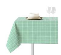 Sokios. Odin Mint Tablecloth, Made of Fine Microfiber Chenille Yarn, 100% Polyester. Wrinkle, No Fade and Shrink. Table 90 x 140 (160 x 210)