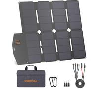 SOKIOVOLA 100W 18V Portable Foldable Solar Panel Charger Kit，ETFE Folding Solar Panels，IP68 Waterproof Compact and Portable for Outdoor Camping Mobile Power Small Power Stations