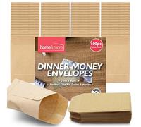 SOL 100pk Dinner Money Envelopes - Compact and Secure Design - 70 x 40mm