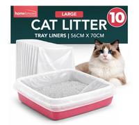Sol 10Pk Extra Large Cat Litter Tray Liners, 56Cm X 70Cm Thick Leak Proof Litter Bags, Tear-Resistant