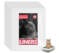 SOL 10pk Extra Large Cat Litter Tray Liners, 56cm x 70cm Thick Leak Proof Litter Bags, Tear-Resistant and Leak Proof Design for Easy Cleanup, Fit to Small to Large Cat Tray, Effortless Setup & Removal