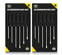 SOL 12pk Phillips Screwdriver Set - Non Slip Grip Electricians