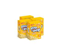SOL 12pk x 85g Stop 'n' Pop Microwave Popcorn, Butter Flavoured Pop Corn Kernels, Ready in Minutes Tasty Snack for Family Movie Nights
