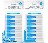 SOL 14Pk Unscented Lip Balm Multipack Moisturiser & Hydrating Lipbalm Repair For Dry, Chapped Lips With Vitamin E