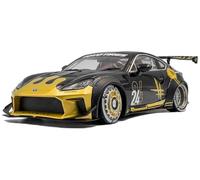 SOL 1813603 1:18 GR86 Liberty Walk Body Kit Black and Gold 2024 Car Diecast Model Replica