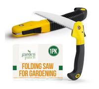 SOL 1pk Folding Pruning Saw - Compact Handheld Tree Cutting Tool with 65Mn Steel Blade, Safety Lock, Non-Slip Grip - Foldable Gear for Gardening, Branches, Bushcraft, Camping, Trimming, and DIY Tasks