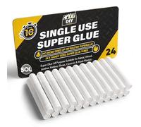 SOL 24pk Single Use Super Glue 1.5g - Fast Bond Adhesive Multipurpose | All purpose glue for metal, plastic, leather, ceramic and rubber, clean precise craft and DIY repairs