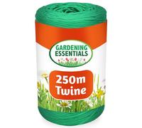 SOL 250m Garden Twine, Durable Polypropylene Garden Ties for Climbing Plants, Weather-Resistant Green Cable Ties, Durable Garden String for Home & Landscape Use, Plant Ties for Outdoor Plants