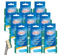 SOL 27pk (9x3pk) Washing Up Sponge Replacement Heads Compatible with Dishmatic Sponge Sponge Washing Up Brush Dish Brush,Scourer Sponge Dishmatic Refill Sponge Non Scratch for Kitchen Cleaning Sponge