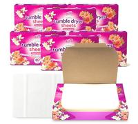 SOL 280hp tumble dryer sheets, scented floral linen, fabric softener and fragrance enhancer, wrinkle free laundry and dry cleaning freshener, anti-static, long-lasting fragrance for clothes