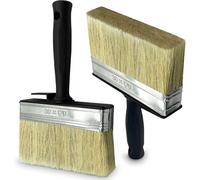 SOL 2Pcs Fence Paint Brushes, Block Brush Set, Decking Paint Brush, Shed And Fence Brush, Masonry Paint Brush