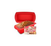 SOL 2pk 2lb Silicone Loaf Tin Bread 27 x 13 x 6.5 cm Non Stick Silicone Baking Moulds Flexible Bakeware Durable Oven Safe Easy Release Dishwasher Safe