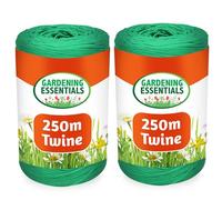 SOL 2pk Green Garden Twine 250m - Heavy Duty Weather Resistant String