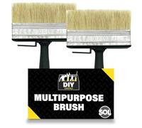 SOL 2pk Large Fence Paint Brushes - Multipurpose Paint Brush Set