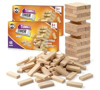 SOL 2pk Mini Tumble Tower - Wooden Stacking Blocks Balancing Game