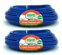 SOL 2Pk Strimmer Wire 1.6mm X 20M Heavy Duty Strimmer Line Clear Strimmer Cord Grass Trimmer Wire Cable