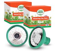 SOL 2pk Universal Watering Can Rose Head, Durable Watering Can Outdoor, Easy to Attach & Remove Watering Can Sprinkler Head Fine Spray for Seedling & Gardening, Sprinkler Sprayer For Gentle Plant Care