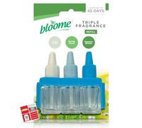 SOL 3pk 7ml Triple Fragrance Refill - Compatible with 3volution - Odour Eliminator Air Freshener Plug in Diffuser Refill - Spring Variant - Relaxing Scent (1 x 3pk)